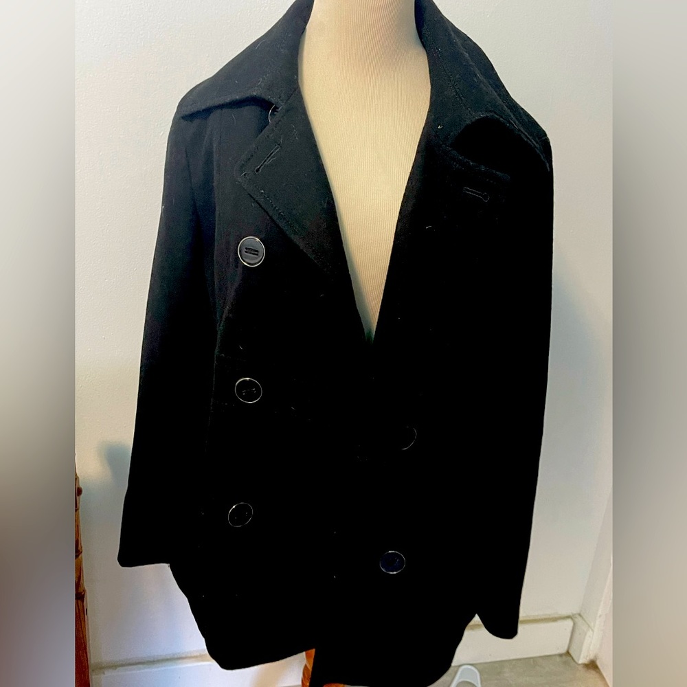 Kenneth Cole black pea coat 🧥